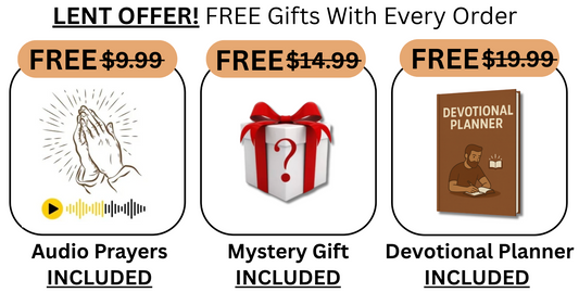 + FREE Audio Prayers, Mystery Gift, Devotional Planner