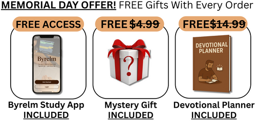 + FREE Byrelm Study App Access, Mystery Gift, Devotional Planner